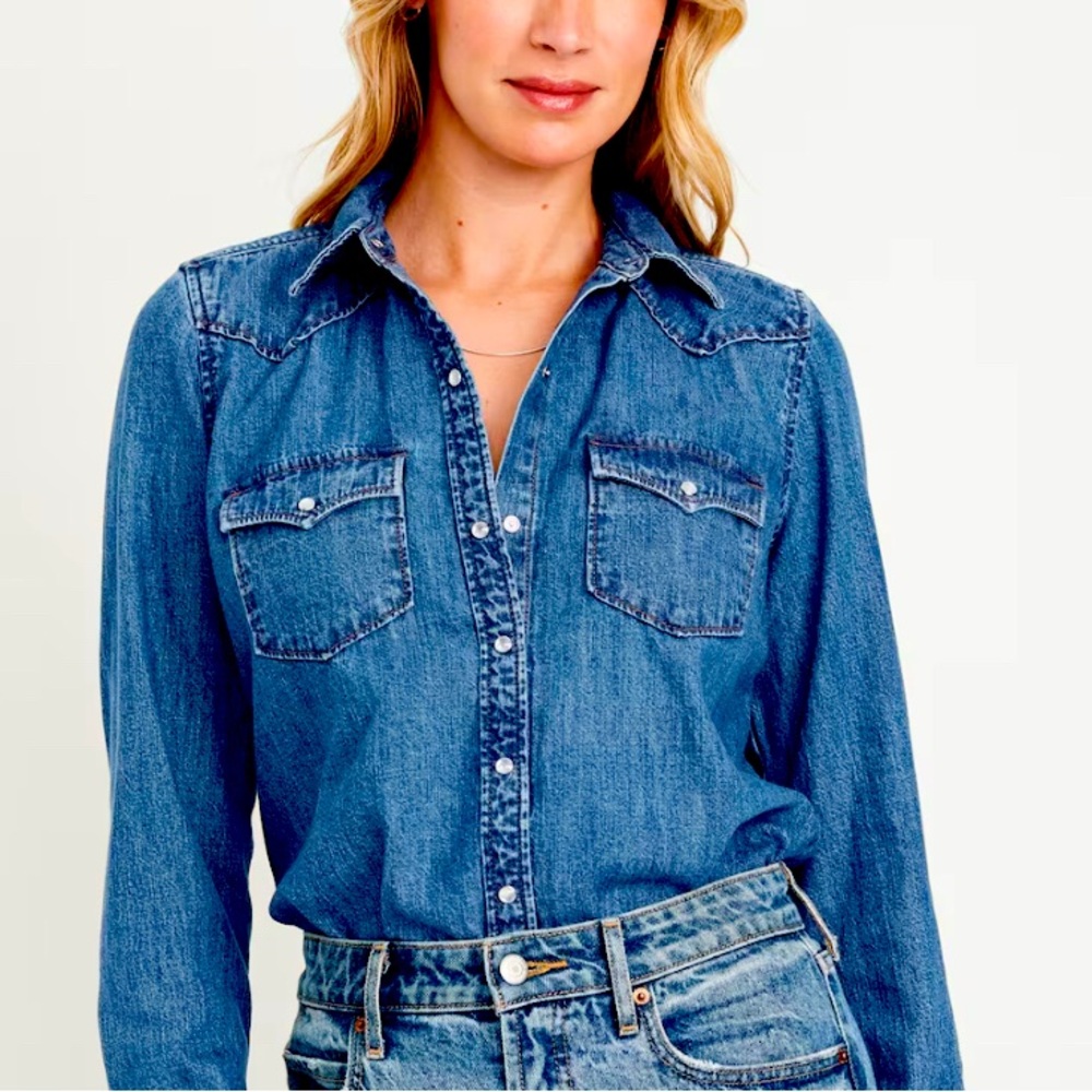 Dockers 2 pocket work shirt in denim